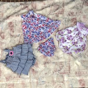 Infant Baby Girls Summer Bundle Size 0-3M